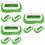 9St Groene Screen Print Schoonmaakhulp ABS Scrubber Met Stevig Handvat 8