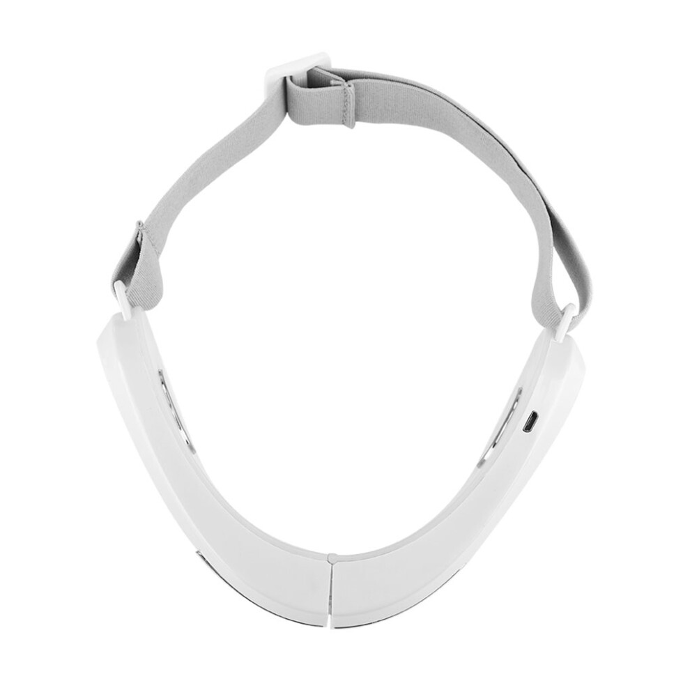 White (White) Facial Lifting With Belt Microcurrent Massager Chin Vibration