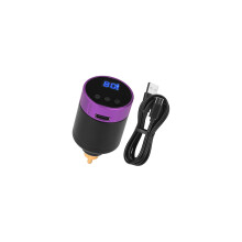 (Purple) Wireless Tattooing Power Supply Adjustable Anti-skidding Charging