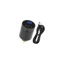 (Black) Wireless Tattooing Power Supply Adjustable Anti-skidding Charging