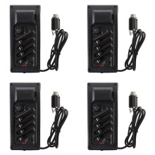 4X Complete Kit EQ Pre-Amp Pickup for Acoustic Guitar 7545R-4 Bands Volume Control,Supplied with A Battery Box