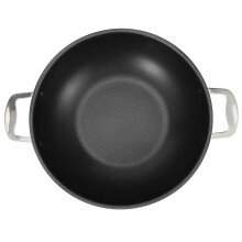 Carbon Steel Wok Pan For Cooking Enthusiasts, Pre Seasoned Stir Fry Pan With Flat Bottom Traditional Japanese Style Wok Suitable For Home And Outdoor