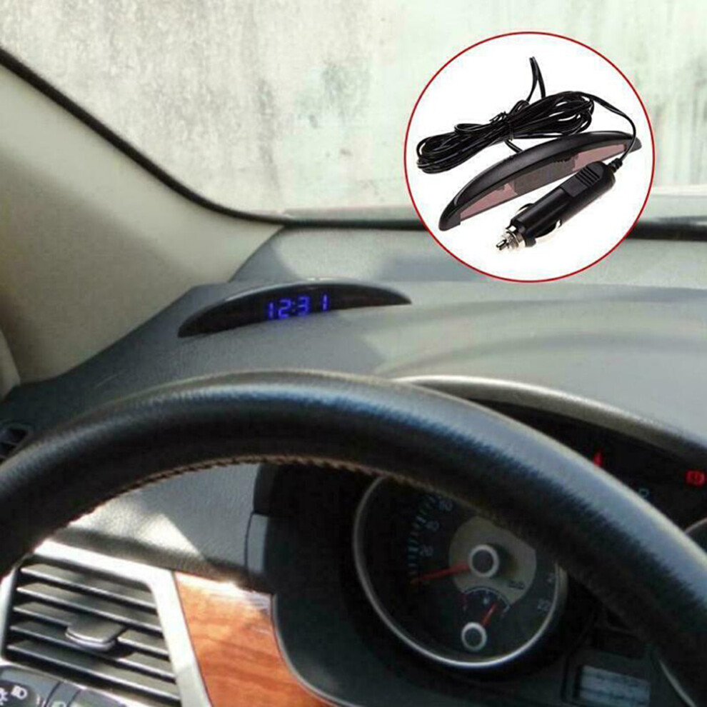 Auto 12V Digital Led Car Clock Voltmeter Thermometer Electronic Gauge 6921373949397