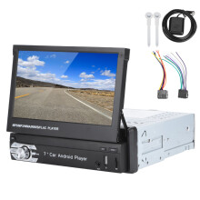 Android Auto autoradio met uitklapbaar touchscreen, draadloze CarPlay, Bluetooth handsfree, GPS-navigatie, FM RDS-radio, wifi-connectiviteit, ingang