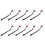 10X 2 in 1 Coffee Machine Brush Nylon Espresso Coffee Grinder Brushes Coffee Spoon Machine Group  Kitchen Tools 1