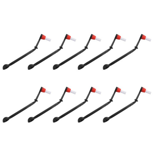 10X 2 in 1 Coffee Machine Brush Nylon Espresso Coffee Grinder Brushes Coffee Spoon Machine Group  Kitchen Tools