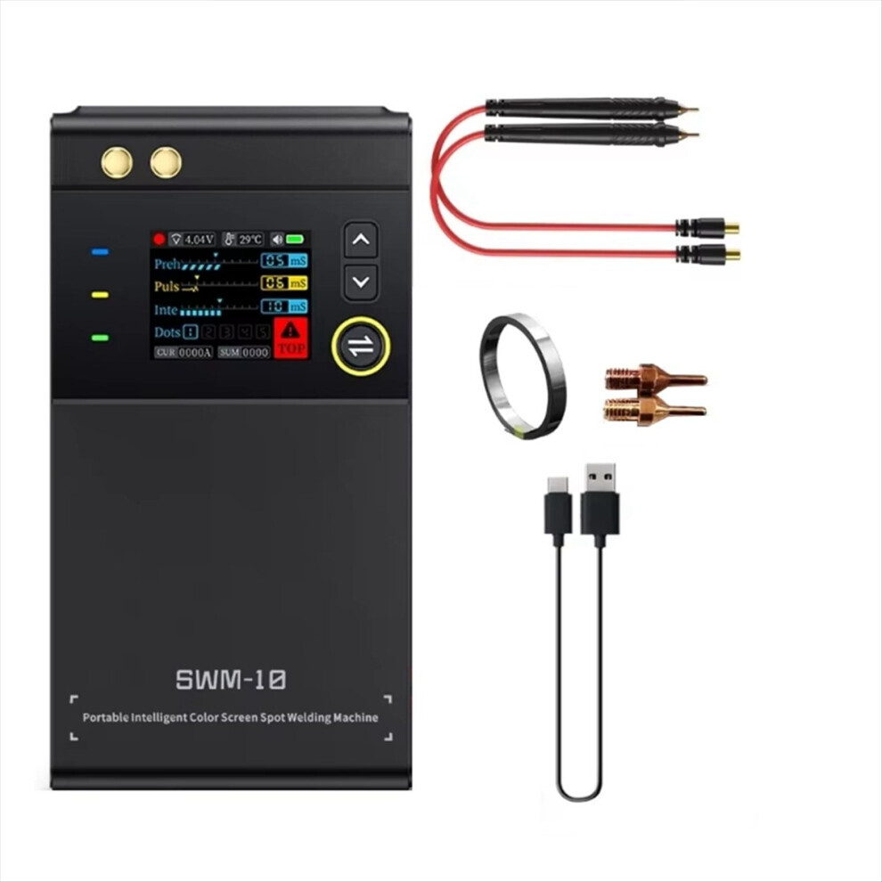-10 Handheld Welder DIY Mini Welding Machine 18650 Battery Pack Tool 5000mAh Weldable 0.25mm Spot