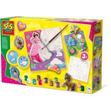 Casting and painting - Canvases to paint princesses 3x