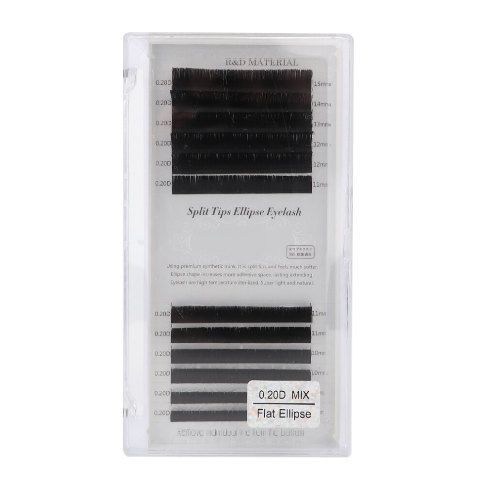 Individual Lashes for the Ultimate Eye Transformation, Ellipse Shaped with a Unique Eyeliner Effect, Exquisite Workmanship for Natural Faux Mink Look