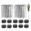 Sturdy Upins, rustproof, for landscaping, fabric lawn pins, 100 pieces 1