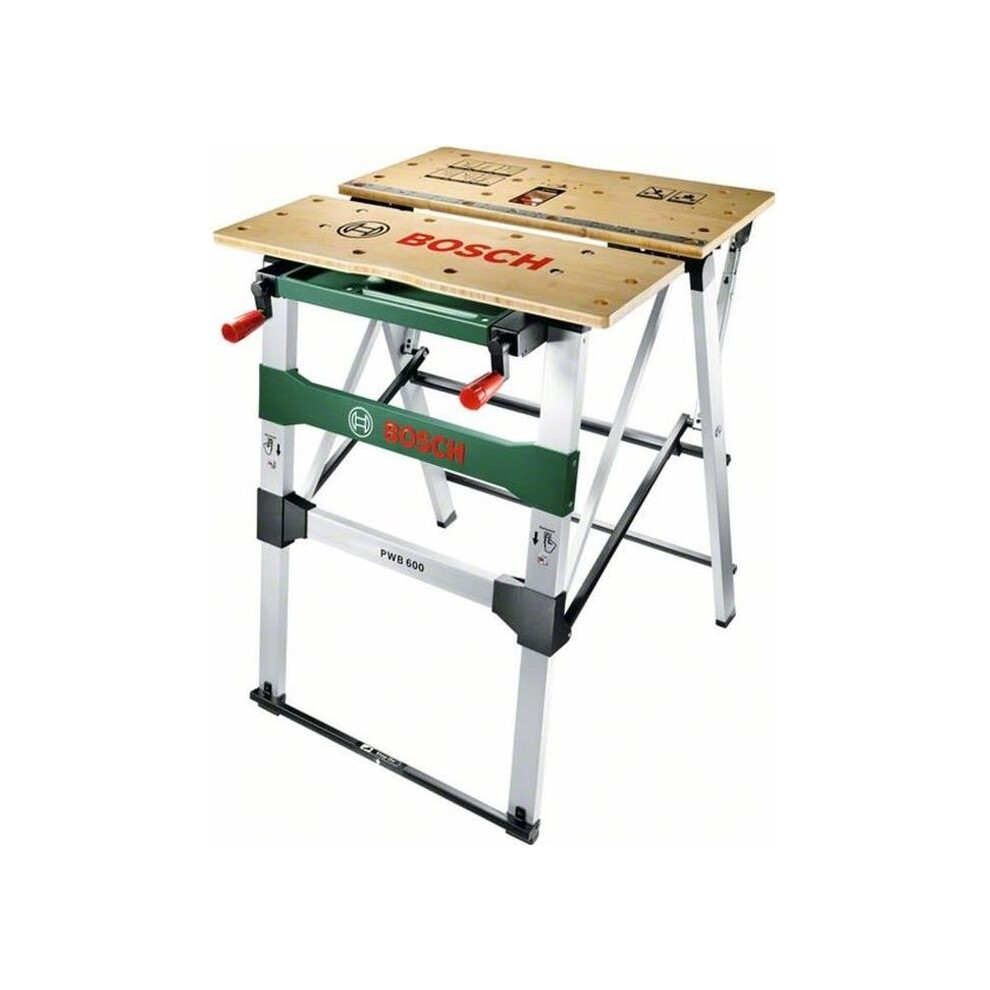 Bosch Pwb 600 Work Bench (4 Blade Clamps, Max. Load Capacity: 200 Kg)
