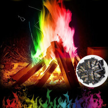 Bonfire Accessories Color Changing Packets, Magical Flames Fire Pit Accessories With Rainbow Flame Effects, Indoor Fireplace Friendly Flame