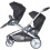 Red Castle RED CASTLE Evolutwin double stroller - From birth - Up to 15kg - Adjustable backrest - Black 1
