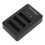 3 Pack Micro USB Battery Charger for NP BG1 Digital Camera with LCD Display 16