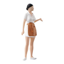 1/64 Hostess Figure Cooking Scene Resin Mini Figurine for Architecture
