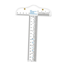 Clear Acrylic T Square Ruler T Shaped Ruler for Crafting Art Framing D