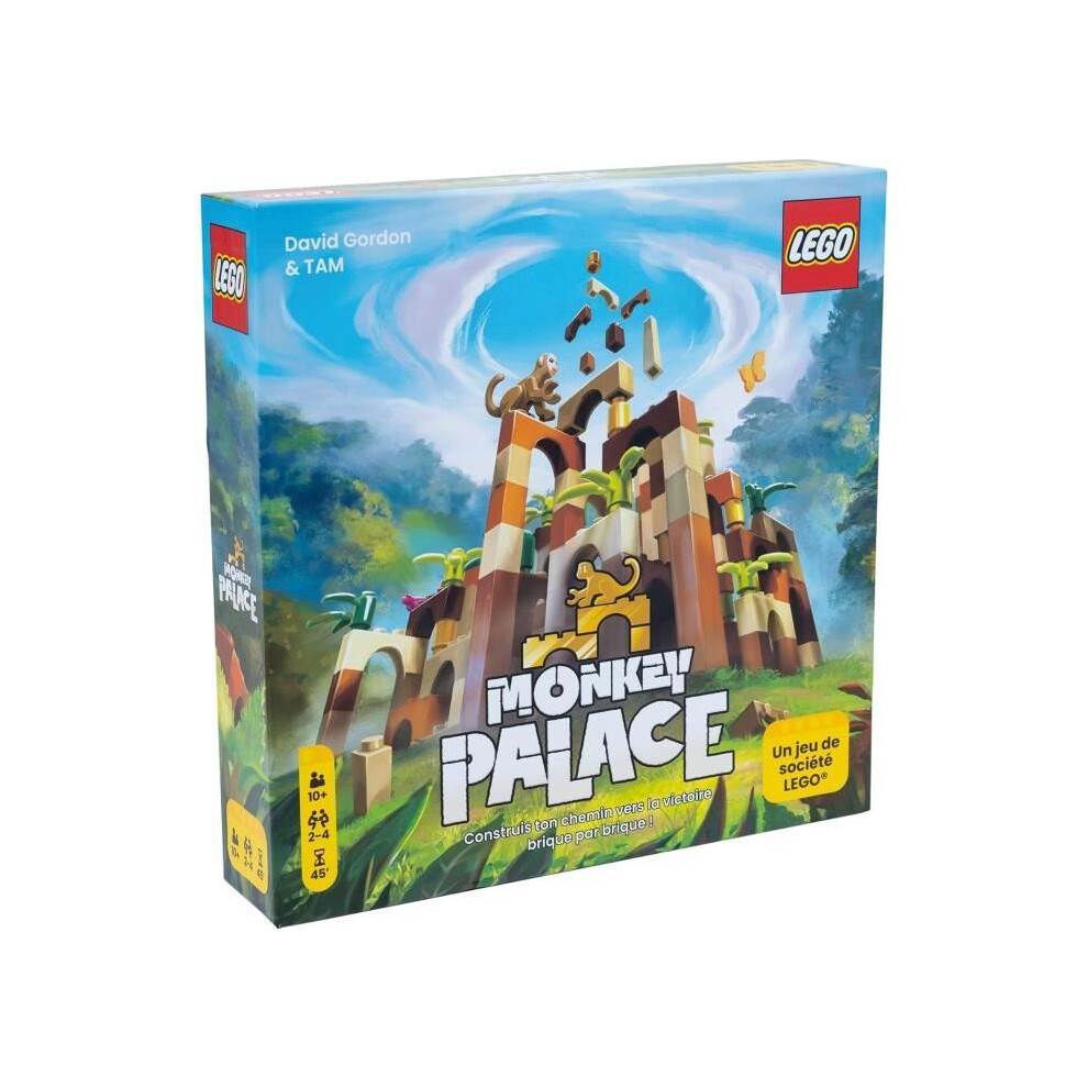 Asmodee Lego Monkey Palace - Build Your Path To Victory Brick By Brick! - 10 Years And Up - 2 To 4 Players - 45 Min