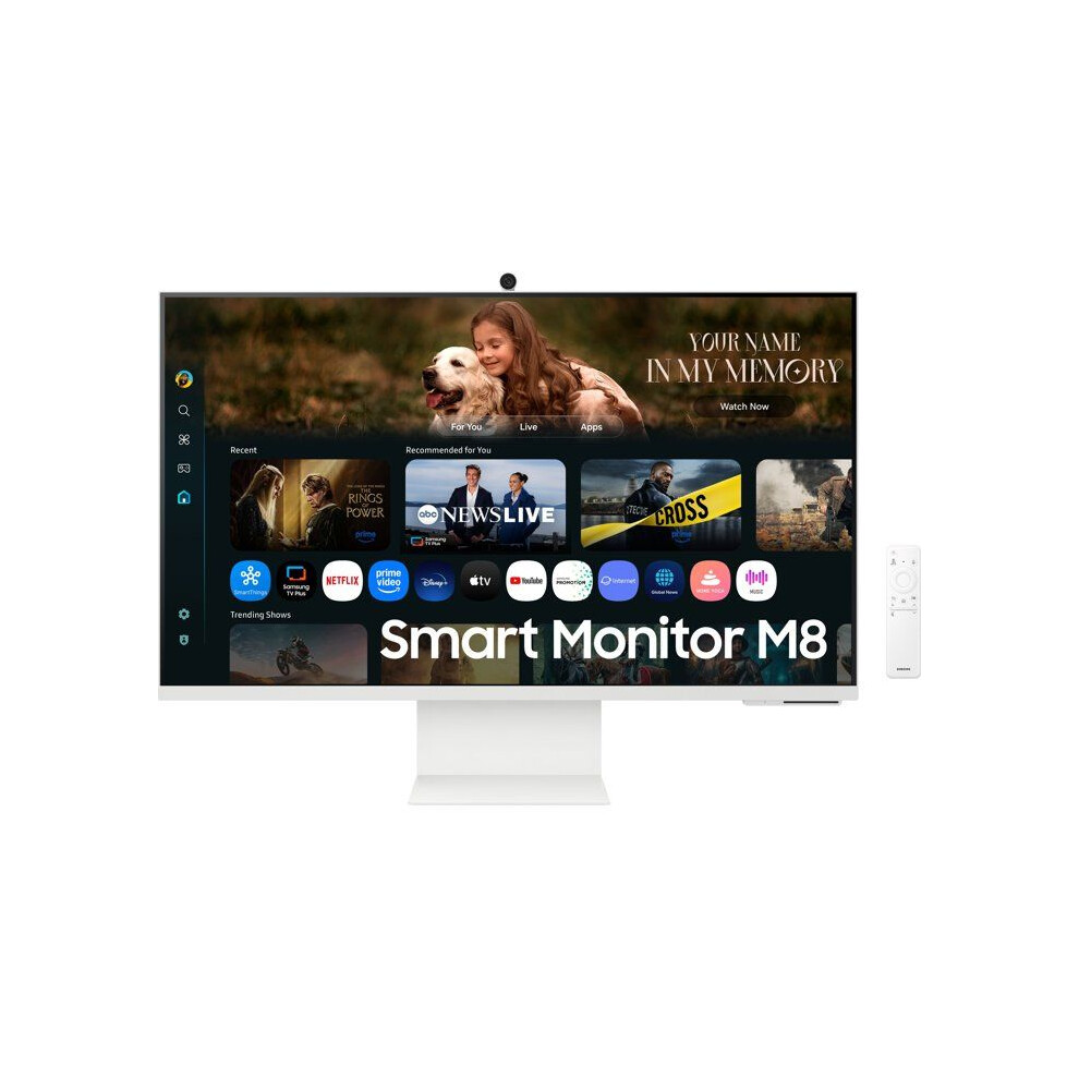 Samsung Weiss Monitor M80f 32" 4K Ultra Hd 60Hz Va Lcd Weiß Hdr10+ Smart Tv - Bild 6
