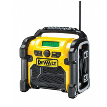 FM/AM kompaktradio - DEWALT - DCR019-QW - Kaksoisvirransyöttö - Iskunkestävä - 10 esiasetusta
