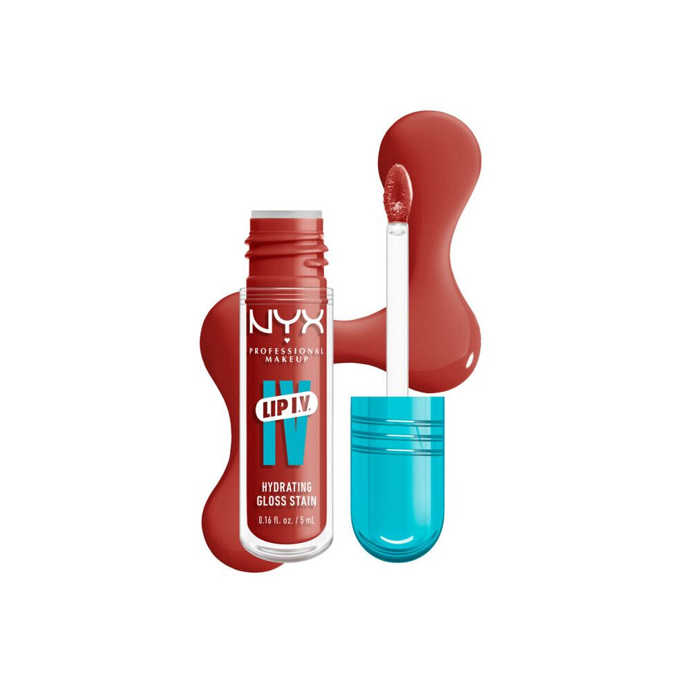 Nyx Professional Makeup , Lip Iv, Gloss, Up To 12H Of Hydration, Highly Pigmented, Glossy Finish, Burst That Tang!