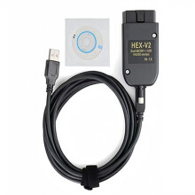 Newest FT232 V25.3 VAG Scanner Tool VAG KKL VCDS Cable OBD2 Diagnostic Cable OBD2 Scanner HEX V2 VAGCOM,English