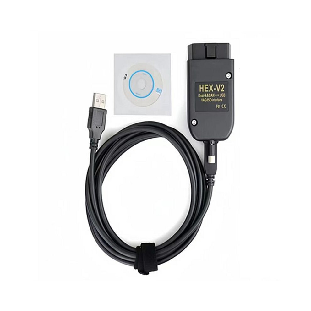 Newest Ft232 V25.3 Vag Scanner Tool Vag Kkl Vcds Cable Obd2 Diagnostic Cable Obd2 Scanner Hex V2 Vagcom,English 6032614850904