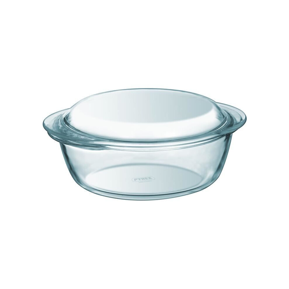 New Pyrex Casserole - 1450094 - Round - Made Of Borosilicate Glass - 3 Liters