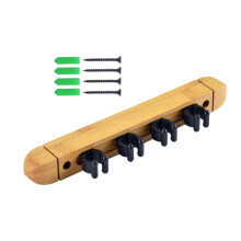 Pool Cue Rack Holds 4 Pool Cues for Game Room Pool Bars Clubs Pool Gam