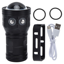 Outdoor Submersible Lighting, Diving Flashlight With IpX8Waterproof And Adjustable Brightness For Wide Range Of Application Including Diving,
