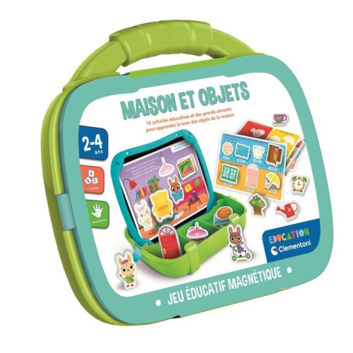 Clementoni CLEMENTONI - Magnetic case - Words and objects - Learning - From 2 years old