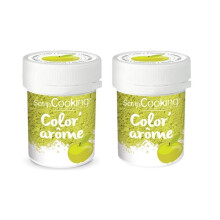 Corante alimentar verde aroma maçã 20 g