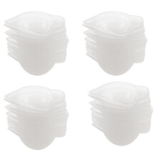40Pcs Silicone Mold Cup Dispenser DIY Epoxy Resin for Jewelry Making Tool Color Modulation DIY Mold Accessory