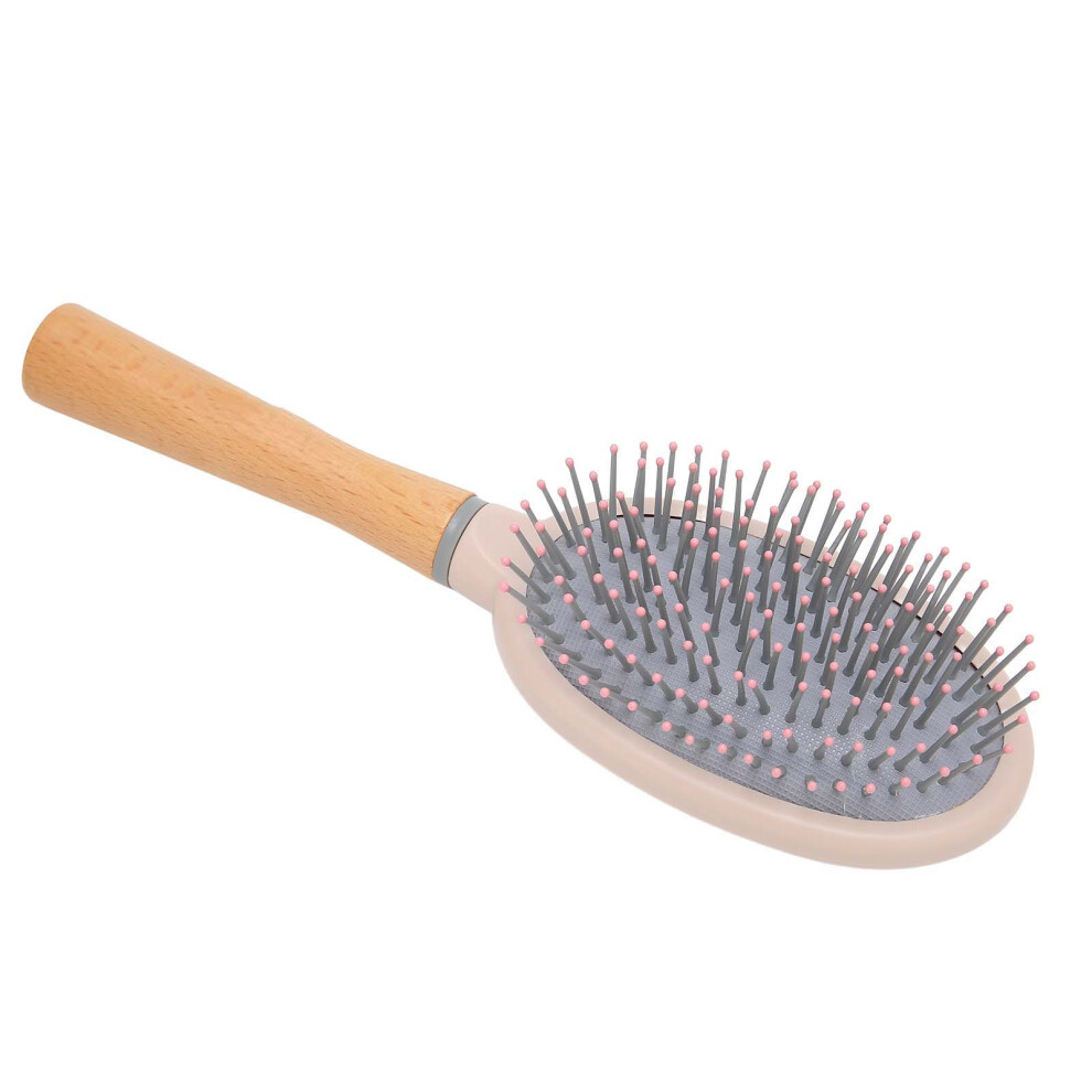 Wooden Paddle Brush for Thick, Curly, Long & Short Hair, Detangling & Massage