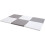 XL-Spieldecke - CANDIDE - 5-in-1 wandelbar - Grau / Sterne 1