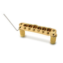Tune-O-Matic Roller Saddle Gitaarbrug LP-Stijl Stemwiel en Vergrendeling voor LP 6-Snarige Gitaren Elektrische Gitaar, B