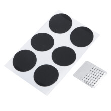 Bike Tire Patch Kit Mountain Bike Repair Tool Self Adhesive Round And Rectangular Patches Metal Rasp Included For Quick Flat Tire Fix On The Go