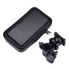 Telefoonhouder voor op het stuur, waterdichte draaibare voet met transparant touchscreen, perfect voor fietsavonturen in alle weersomstandigheden