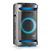 NGS Wild Space 1 - Enceinte Portable 900W Bluetooth 5.3, TWS, 10" Woofer Rechargeable Lumières LED RGB Double Microphone