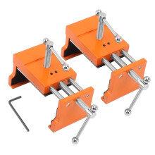 Conjunto de grampos de fixação para armários, liga de alumínio, 2 peças