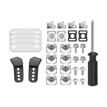 31x Football Helmet Repair Kit Helmet Hardware for Ice Hockey Baseball