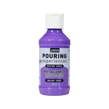 Tinta acrílica - PEBEO - Experiências de derramamento - Roxo claro - 118 ml - Brilhante