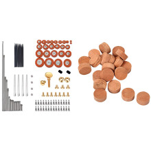 20Pcs Saxophone Cork Mats Trumpet Cornet Water Key Spit & 119Pcs Alto Sax Saxophone Screws + Saxophone Springs