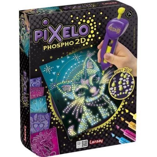 Gioco da colorare - LANSAY - 20285 - Pixelo Phospho 2D