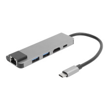 Innovative Usb C Hub For Enhanced Productivity, Fast Transmission Of Data At Blazing Speeds, Reliable Network Connection With Ethernet Port, Compact