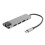 Φορητός διανομέας USB C, απαγωγή θερμότητας για ασφαλή λειτουργία, γρήγορη 1