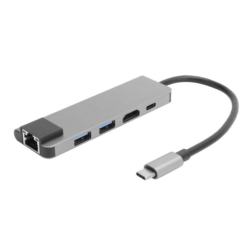 Φορητός διανομέας USB C, απαγωγή θερμότητας για ασφαλή λειτουργία, γρήγορη