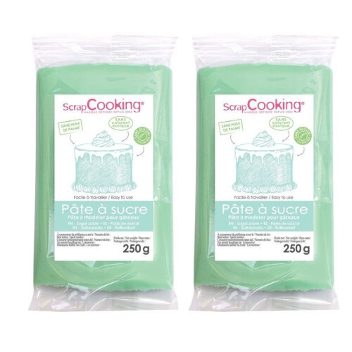 Water green sugar paste 500 g