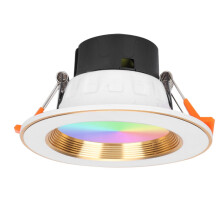 Smart Wi-Fi Recessed Light Voice-Controlled Ceiling Light Adjustable Cable Lighting Industrial Pendant Light LED Downlight App Controlled Multi-Color