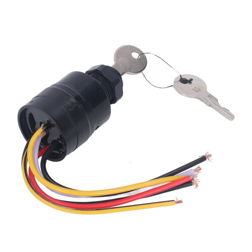 Boat Ignition Key Switch Push Choke 6 Pin