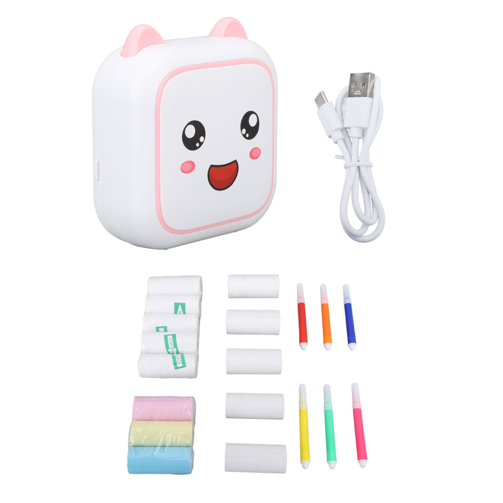 Portable Inkless Printer With Multi Functional Capabilities Wireless Thermal Mini Printer For Journaling Scrapbooking Notes And Qr Code Generation In 9489952712321